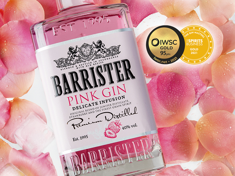 BARRISTER – золотой призер IWSC и Gin Masters